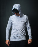 THUNDER STEELHEAD TROUT Heater grey - Aria.Lite Hooded Jersey
