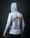THUNDER STEELHEAD TROUT Heater grey - Aria.Lite Hooded Jersey