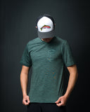 MAYFLY Dark stone green - Aria.Lite T-Shirt