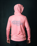 RISING MARBLE Light Coral - Aria.Lite Hooded Jersey