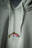 THUNDER STEELHEAD TROUT Ghiaccio - Cotton Hoodie