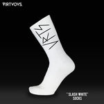 SLASH WHITE Socks