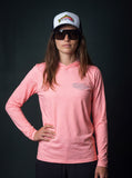 RISING MARBLE Light Coral - Aria.Lite Hooded Jersey